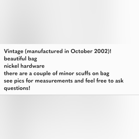 Vintage 2002 Coach Janice Legacy bag 9950 - Picture 14 of 14